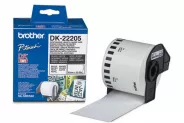 Brother cosum. QL printers DK22205 (62 мм х 30.5 м) tape paper white
