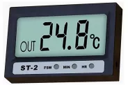 Термометър Цифров Digital Thermometer In/Out/Clock (No brand ST-2)