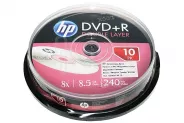 DVD+R DL 8.5GB 240min 8x HP (шпиндел 10бр.)