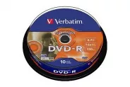 DVD-R LS 4.7GB 120min 16x Verbatim (шпиндел 10бр.)