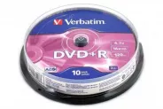 DVD+R 4.7GB 120min 16x Verbatim (шпиндел 10бр.)