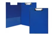 Папка PVC A4 Клипборд с капак цвят син (за 1бр.)