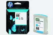  HP 88 Cyan InkJet Cartridge 850 pages 9ml (C9386AE)
