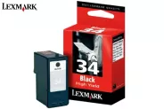  Lexmark /34/ Printer Cartridge Black Ink 475p (Lexmark 18C0034E)