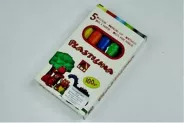 Пластелин 5 цвята 100g (Morocolor) картонена опаковка за 1бр.