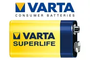  9V 6F22 size PP3 battery Zinc Carbon (Varta) .12  1