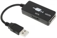 Adapter USB 2.0 to Sata/eSata cable converter (Cable 18070)