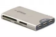 Карточетец External Card Reader Combo + HUB USB 2.0 (Chip SYG19)
