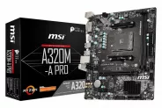 Дънна платка MSI A320M-A PRO - AMD A320M DDR4 PCI-E VGA AM4