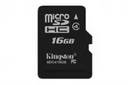   SDHC  16GB Flash Card (Kingston micro Class 4)