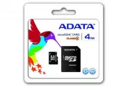 Флаш Памет SDHC   4GB Flash Card (A-Data micro 1xAdapter Class 4)