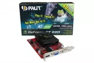 Видеокарта Palit PCI-E GF GT220 - 1GB DDR3 128bit VGA DVI HDMI