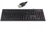 Клавиатура A4 Tech (KR-92) - USB Comfort Black