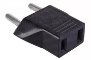 Адаптер AC Power Plug Travel Adapter Converter (US to EU 2-pin)