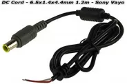   DC CORD 6.5x1.4x4.4mm 1.2m (SONY VAIO)