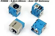  DC Power Jack PJ056 5.5x1.65mm (Acer HP Gateway Easynote) - Blue