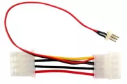  Cable Molex 4pin male to 3pin male 20cm (Akasa 4pin to 3pin)