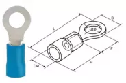    Blue Ring ANSI #4 (RV2-3) .10