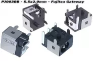  DC Power Jack PJ003BB 5.5x2.0mm (Fujitsu Gateway Benq)