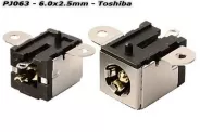  DC Power Jack PJ063 6.0x2.5mm (Toshiba)