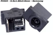  DC Power Jack PJ223 5.5x1.65x3.0mm (Samsung)