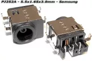  DC Power Jack PJ252A 5.5x1.65x3.0mm (Samsung)