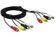  Cable Audio Video [4 RCA(M) to 4 RCA(M) 1.5m]
