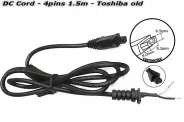   DC CORD 9.2x6.5x6.5x9.0 mm 2-pin 1.5m (Toshiba old)