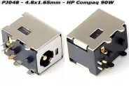  DC Power Jack PJ048 4.8x1.65mm (HP Compaq 90W)