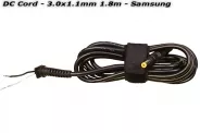   DC CORD 3.0x1.1mm 1.8m (Samsung) Quality