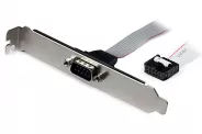  Cable Bracket 1 Port DB9 Serial COM to 10 Pin IDC Header