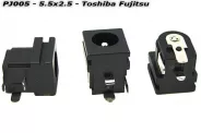  DC Power Jack PJ005 5.5x2.5mm (Toshiba Fujitsu)