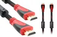  HDMI Cable Full HD Black/Red [HDMI to HDMI 10m] Braid