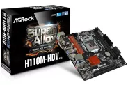   Asrock H110M-HDV R3.0 - H110 DDR4 PCI-E VGA LGA1151