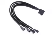  Cable Molex 4pin female to 4fan 4pin male (Y-Split PWM)