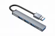 USB HUB 4-Port USB 3.0 to USB 3.0/2.0 no Power (Orico AH-A13-GY)