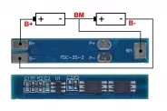 BMS   2S  Li-ion Li-pol  (7.4V BMS 2S 3A 18650)