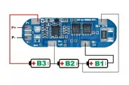 BMS   3S  Li-ion Li-pol  (11.1V BMS 3S 5A 18650)