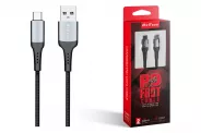 ����� USB to Type-C Data cable Power 6.0A 2.0m PD 60W (DeTech DE-43CC2)