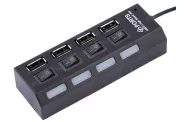 USB HUB 4-Port USB2.0 with keys (No Brand)