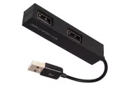 USB HUB 4-Port USB2.0 mini HUB Black White (No Brand)