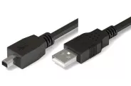  USB 2.0 A to 4pin mini-B 1.8m (Cable-163)