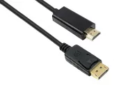  DisplayPort to HDMI Cable Full HD Black [DP(M) to HDMI(M) 3m] 4k