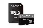   SDXC 128GB Flash Card (A-Data micro UHS-I Class10 V10 Adapter)