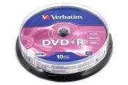 DVD+R 4.7GB 120min 16x Verbatim ( 10.)