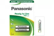  1.2V AAA battery NiMH 750mAh (Panasonic HHR-4MVE) .2  1.