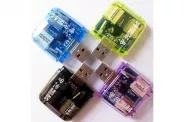 ���������� External Card Reader USB 2.0 Writer All in 1 Color (Chip SDHC) 