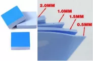   15x15mm - 0.5mm 3.2w (Thermal Pad Light Blue)