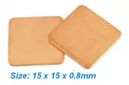   15x15mm - 0.8mm 360-401w (Thermal Pad COPPER)