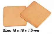   15x15mm - 1.0mm 360-401w (Thermal Pad COPPER)